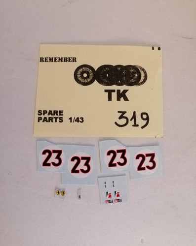 Decals ferrari 330 - 1:43,