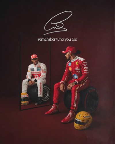 Poster lewis hamilton - poster, ferrari